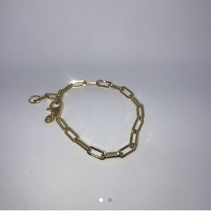 Gold link bracelet